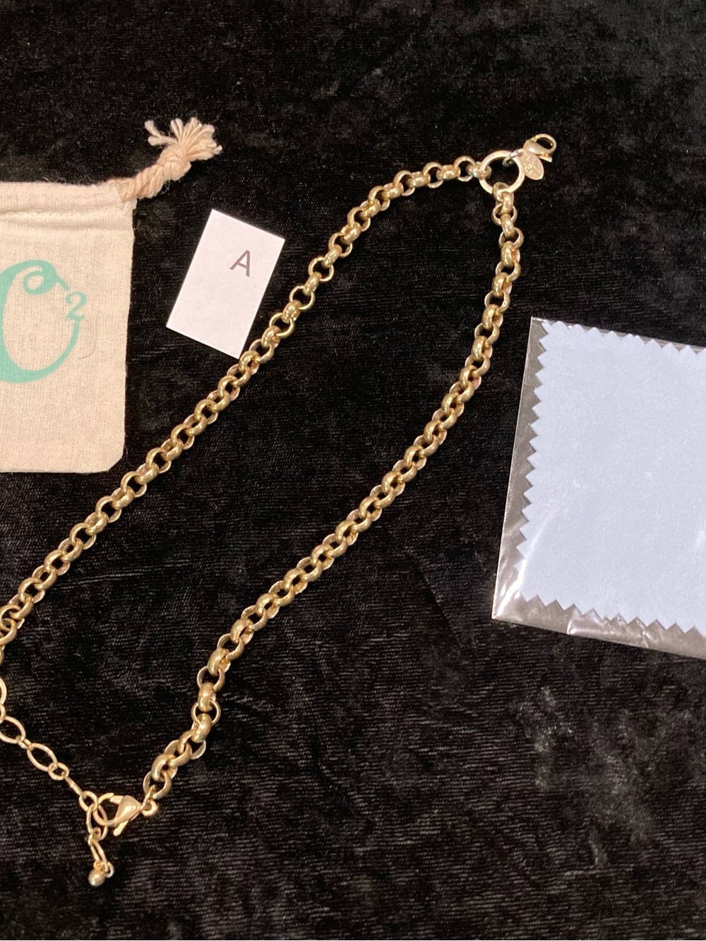 Origami Owl Gold Chain Link Necklace